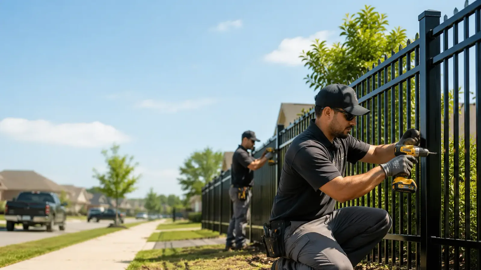 Metal Fence Installation in Robins, IA